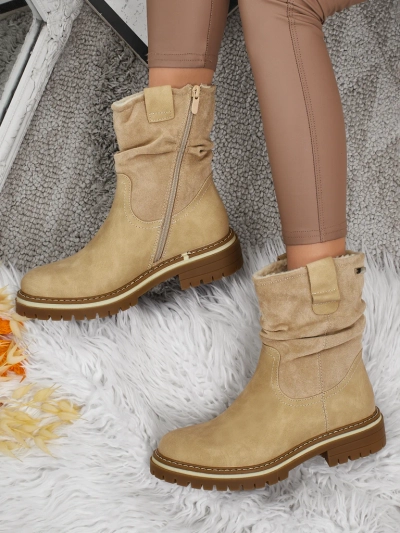 Visoki ženski gležnarji iz eko semiša Liora