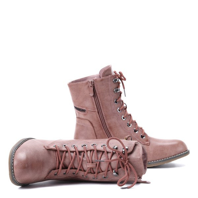 Różowe workery Didi- Obuwie