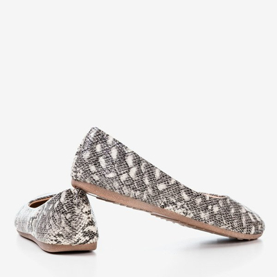 Dámske baleríny a'la hadia koža Rozita - Obuv