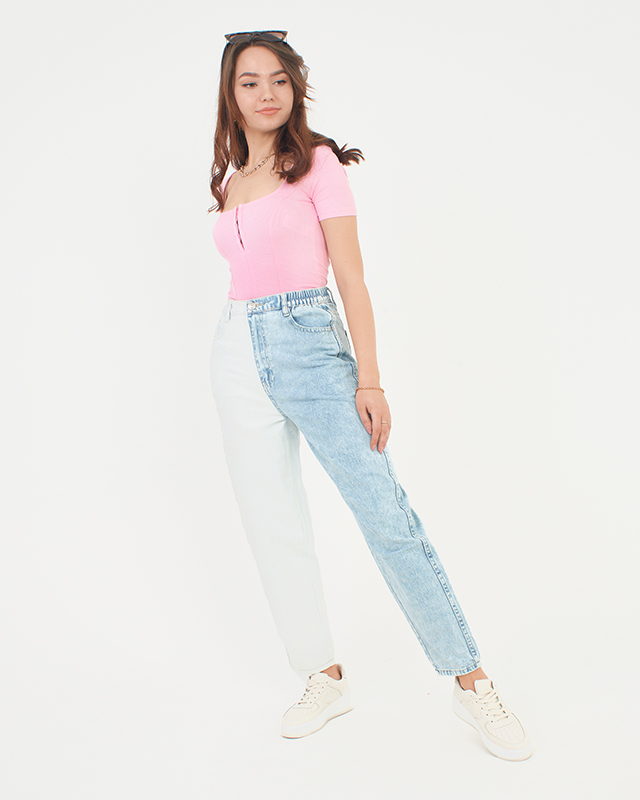 Blue jeans boyfriend jeans - Oblečenie