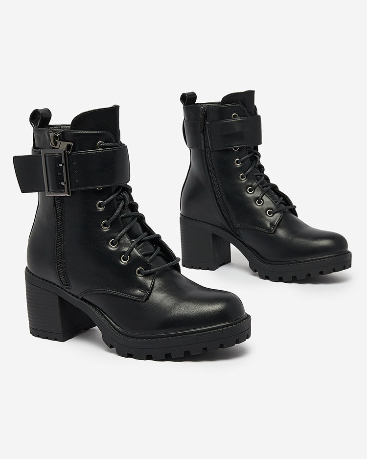 Royalfashion Black Cacelin Stiletto Boots
