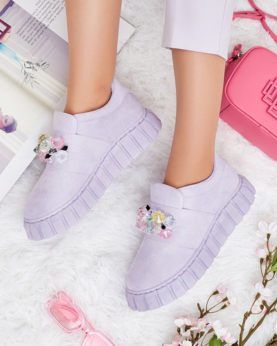 Royalfashion Športové poltopánky s farebnými kamienkami Resinello