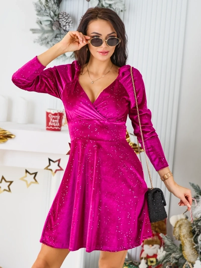 Royalfashion Dámske šaty s trblietkami