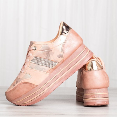 Joachimove ružové tenisky na platforme - Obuv