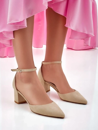 Royalfashion Dámske ekologické semišové lodičky Vinoy