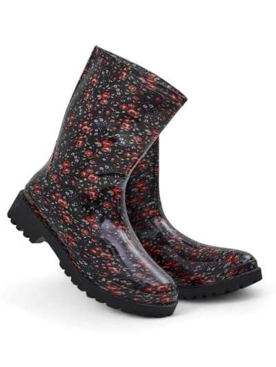 Čierne dámske vysoké čižmy s prackou Alecto- Obuv