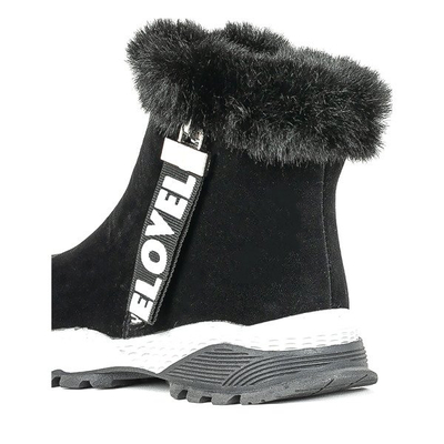 Čierne detské športové topánky Miribel - Obuv