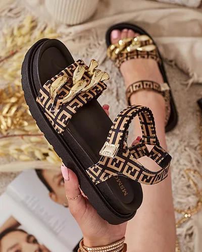 Royalfashion Dámske sandále Orette s retiazkou