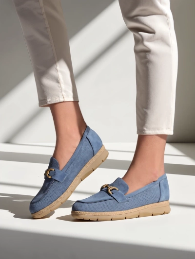 Royalfashion Dámske baleríny s dekoratívnym detailom na špičke