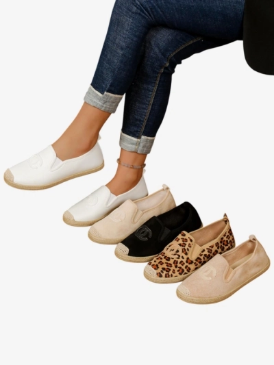 Royalfashion Dámske espadrilky z ekologickej zamše Aroll