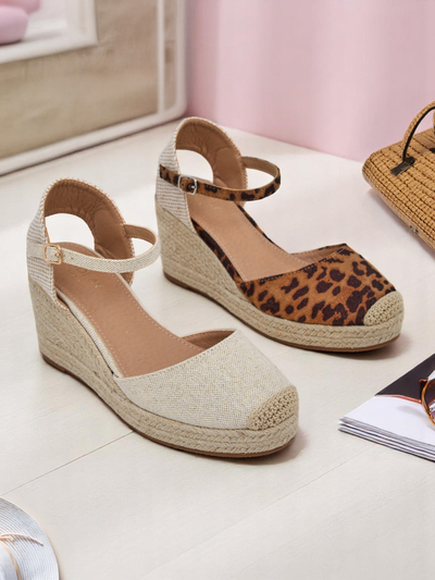 Aurelia Leopard Polne Pete Royalfashion ženski eko usnje camel