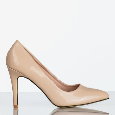 Vysoké podpatky béžové Louie - Boty 1