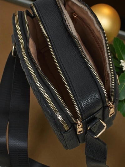 Prešita majhna ženska torbica iz eko usnja Corinne