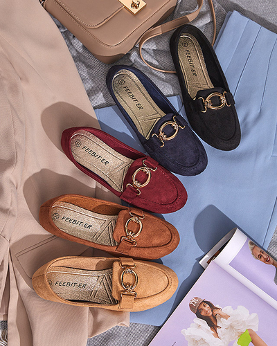 Camel eko semišové mokasíny Brussi - Obuv