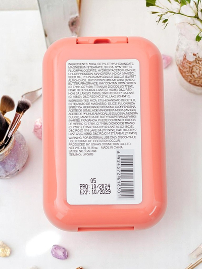 USHAS Lísovaný lícenka odtieň Sweet Peach
