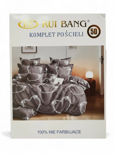 Royalfashion Posteljnina z vzorcem 180x200 komplet 3 DELI