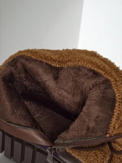 Ženski delavski škornji s krznom Cindora