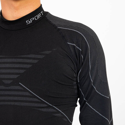 Čierno-sivá pánska termoaktívna súprava - Spodná bielizeň