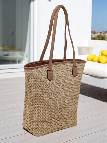 Royalfashion Veľká Slamená Dámska Kabelka Solea Taška