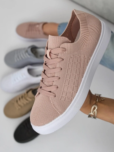 Ženski športni copati Royalfashion Calista Rosa - roza čevlji za pomlad in poletje