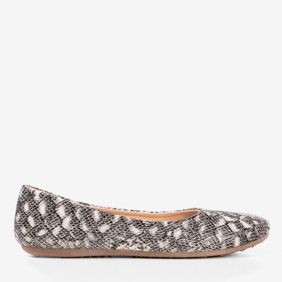 Dámske baleríny a'la hadia koža Rozita - Obuv