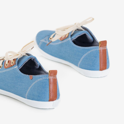 Dámske šnurovacie tenisky Sindri Blue - obuv