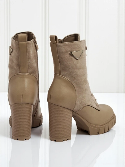 Ženski gležnarji iz eko semiša s peto Event Bramble