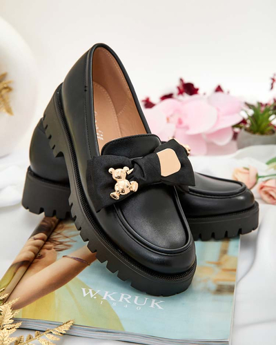 Royalfashion Dámske mokasíny s mašľou Mantarme