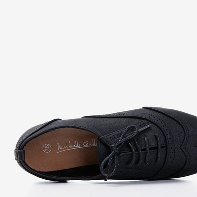 Dámske čierne gresiánske prelamované topánky - Obuv