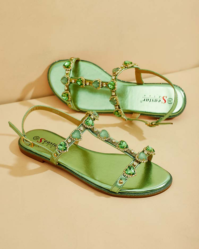 Royalfashion Dámske sandále Selina so zirkónmi