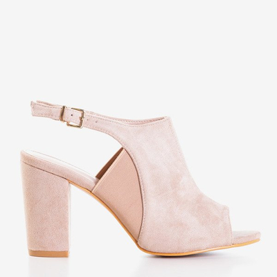 Sandále na vysokom podpätku Bartom - Obuv