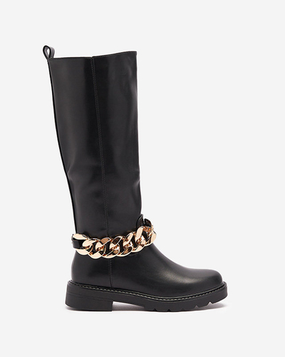 Dámske nadkolienky z ekokože v čiernej farbe Koterika- Obuv