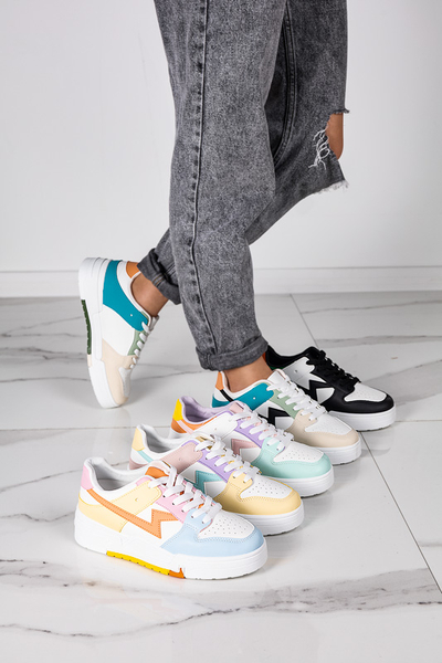 Béžovo-modrá dámska športová obuv Tremsi tenisky - Obuv