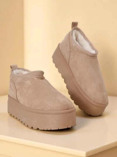 Royalfashion Dámske krátke čižmy a'la snow boots Ozozi