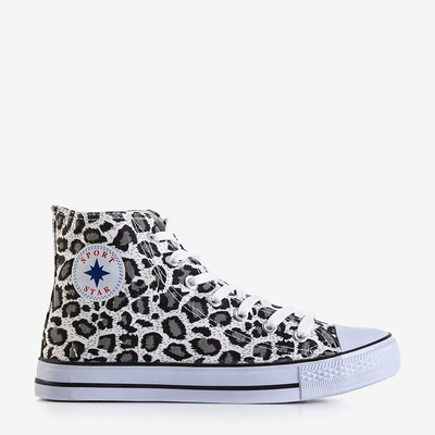 Vysoké dámske tenisky s potlačou pantera Inter - topánky