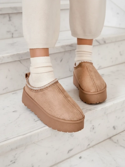 Royalfashion Dámske krátke čižmy Zommy a'la snow boots