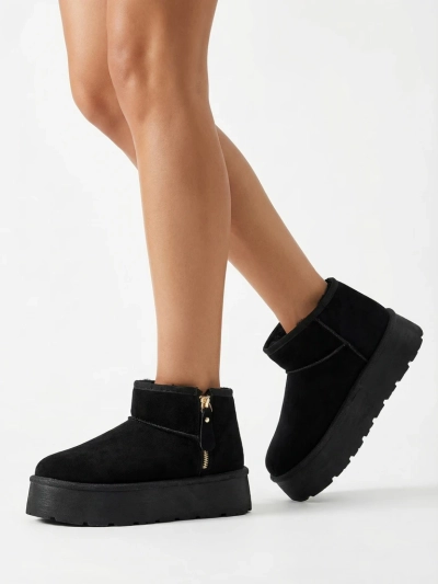 Royalfashion Dámske snehule na platforme a'la Delgadi