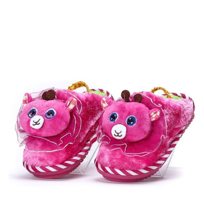 Ružové kožené papuče Willie - obuv