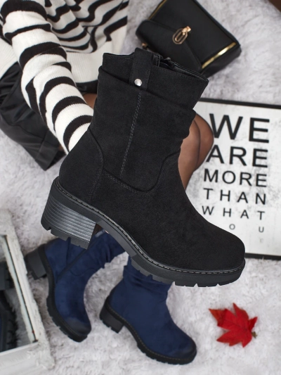 Visoki ženski gležnarji iz eko semiša Carmine