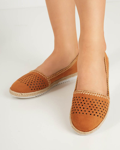 OUTLET Dámske prelamované espadrilky z ťavy Terila - Obuv