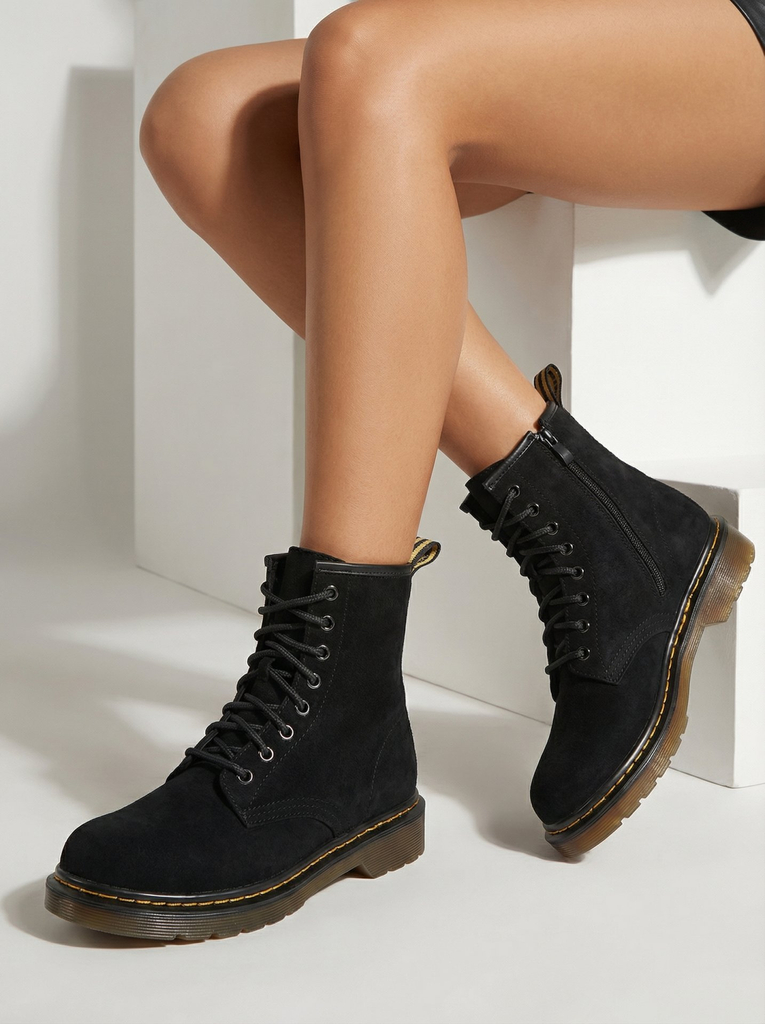 Royalfashion Dámske členkové topánky so šnurovaním Rullo