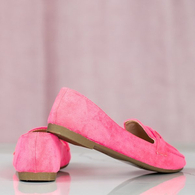 VÝPLET Ružové mokasíny s okrúhlou špičkou od Francisa - Topánky