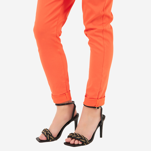 OUTLET Čierne dámske sandále na vysokom podpätku Tenedi - Obuv