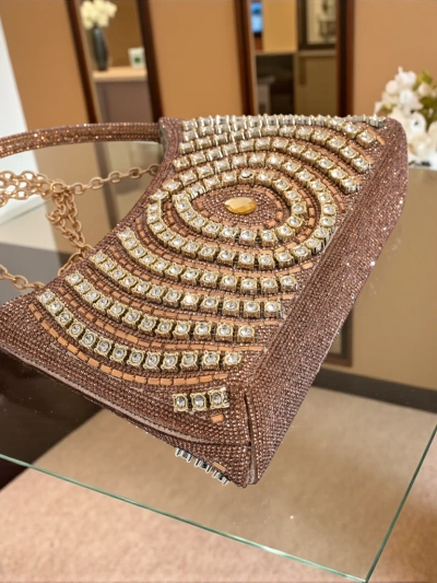 Royalfashion Ženska torbica s cirkoni Sova Glint