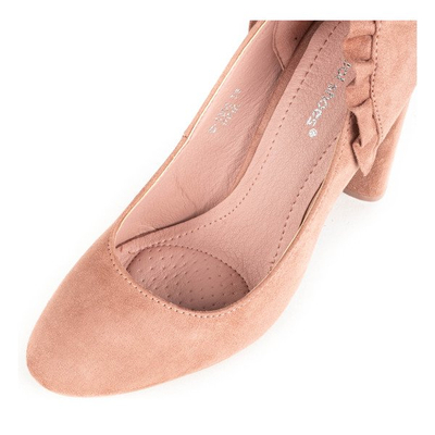 Růžová čerpadla s Andressovým límcem - Obuv 1