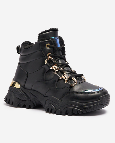 Čierna dámska zateplená športová obuv Nepolle- Obuv