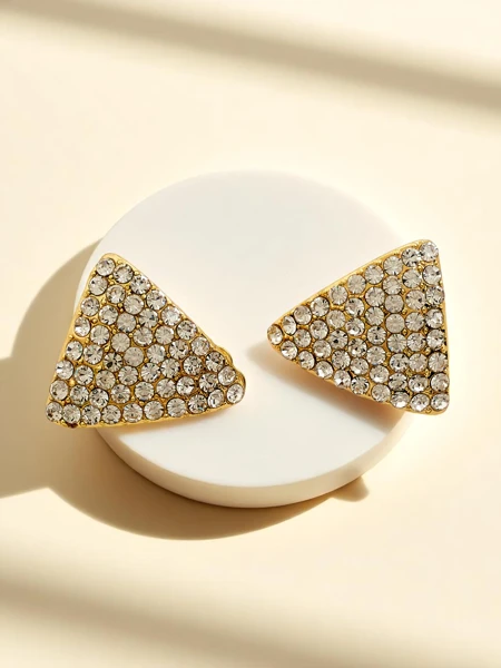 Royalfashion Dámske klipsové náušnice s kubickým zirkónom