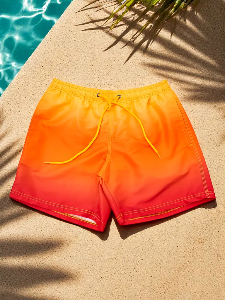 Royalfashion Športne moške kratke hlače ombre z zaščitno mrežico