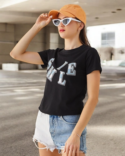 Royalfashion Dámska bavlnená blúzka s nápisom