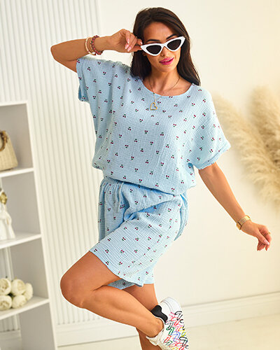 Royalfashion Dámsky bavlnený letný set